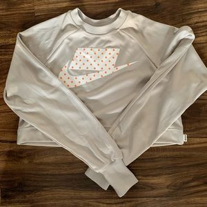 Nike oversized crop sweatshirt